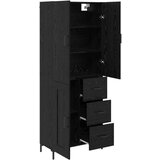  Kuhinjski ormarić Zidne Crni hrast 69 5 x 34 x 180 cm Konstruirano drvo | shoptok.hr