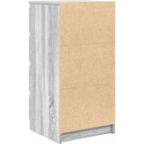  Komoda s ladicama Siva Sonoma 37,5x35x99 cm Konstruirano drvo | shoptok.hr