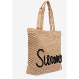 Shelvt Beige beach bag | Shoptok.si