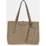 Guess Nakupovalna torba 'Eco Brenton' svetlo bež / temno bež | Shoptok.si