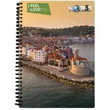 I Feel Slovenia 3D notesnik A5 - PIRAN