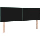 LED Uzglavlje Kristalno Dugme Uzorak Tamnozeleno 80 cm Baršun | shoptok.hr