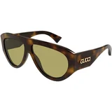 GG2128S 002 ONE SIZE (58) Havana/Zelena