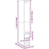 vidaXL Ormar boja sivog hrasta sonome 30x50x200 cm konstruirano drvO | shoptok.hr