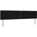 vidaXL Naslon za glavu sa kristalnim gumbima, tamnoplavi, 200 cm, baršun | shoptok.hr