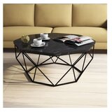 Hanah home Diamond Klub sto, 90x38x90cm, Antracit | Eponuda.ba