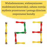 Woopie XXL Magnetski 3D građevinski blokovi 128 komada | shoptok.hr
