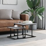 The Living Store Komplet mizic 2-delni sivi sonoma inženirski les - Komplet Klubskih Mizic, (21660591) | Shoptok.si