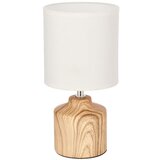 Candellux Lighting Bijela stolna lampa s tekstilnim sjenilom (visina 28 cm) Minos – Cijene