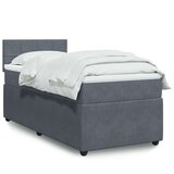 vidaXL box spring krevet s madracem tamnosivi 80 x 200 cm baršunasti | shoptok.hr