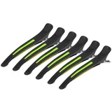 Frizerske sponke za lase E-13 6 kom 11,5 cm mix neon, (21388418)