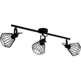 Eglo tabillano reflektor/3, e27, crni/čelik | shoptok.hr