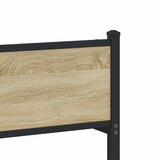  Metalni okvir kreveta bez madraca boja hrasta sonome 100x190 cm | shoptok.hr