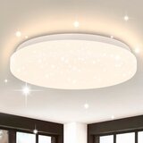 Nettlife LED stropna svetilka za spalnico 21 cm 15 W toplo bela bleščeča svetilka za hodnik okrogla majhna zvezda kuhinjska svetilka, (22111342) | Shoptok.si