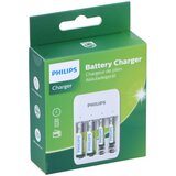 Philips četvoro-kanalni punjač baterija za nimh usb + 2xAA 1300mAh + 2xAAA 700mAh | ePonuda.com