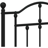  Metalno zamjensko uzglavlje crno 150 cm | shoptok.hr