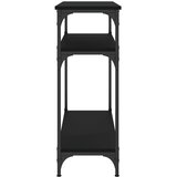  Konzolni stol crni 75 x 29 x 75 cm od konstruiranog drva | shoptok.hr