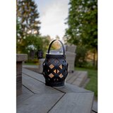 Star Trading Črna svetilka Best Season Flame Lantern, 14 x 16 cm Cene