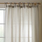 Pineapple Elephant Siva zavesa 140x183 cm Zanzibar Woven Stripe – Cene