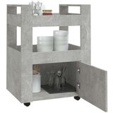  Kolica siva boja betona 60x45x80 cm konstruirano drvo | shoptok.hr