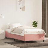 Maison Chic Posteljni okvir - Enojna postelja - Postelja za odrasle roza 80x200 cm žamet-J8929, (21759366) | Shoptok.si