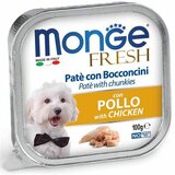 Monge fresh - piletina 100gr pašteta za pse Cene