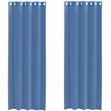 Voile zavjese s ušicama 2 kom kraljevsko plave | shoptok.hr