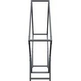  Stalak za drva antracit 100x25x100 cm Hladno valjani čelik | shoptok.hr