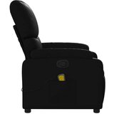  Masažni naslonjač od umjetne kože crni | shoptok.hr