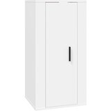 Maison Chic Stenska TV omarica - TV stojalo - Televizijska omarica bela 40x34,5x80 cm, (21701906) | Shoptok.si