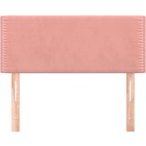  Posteljno vzglavje roza 80x5x78/88 cm žamet, (20726471) | Shoptok.si