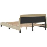  Okvir za krevet Dover krem 140 x 190 cm od tkanine | shoptok.hr