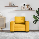 SOFA fotelja svijetložuta 100x77x82 cm korduro tkanina | shoptok.hr