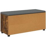  Haldna klop z blazino Enobarvno Dimljeni oreh 100 x 38 x 46 cm, (5000160708) | Shoptok.si