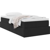  Krevet s madracem i skladištem Crna 90 x 200 cm Baršun | shoptok.hr
