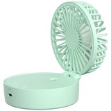 Venisymlis Mini Namizni Razpršilni Ventilator, Z Baterijo (Zelen), (22070258) Cene