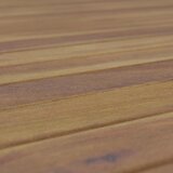 Ambia Garden VRTNA MIZA les, kovina naravne barve, črna | Shoptok.si