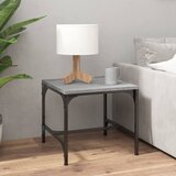 vidaXL Stranska mizica siva sonoma 40x40x35 cm inženirski les Cene