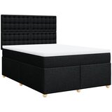 Maison Chic Box spring postelja - Vzmetna postelja z vzmetnico črna 160x200 cm blago SL11551, (21882412) | Shoptok.si