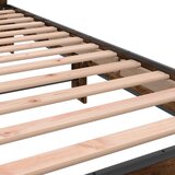  Okvir kreveta s uzglavljem Dimljeni hrast 80 x 200 cm | shoptok.hr