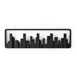 Umbra Črni plastični stenski obešalnik Skyline - Umbra Cene