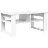  Kava Stol s pohranom Bijelo 96 x 54 x 44 cm Konstruirano drvo | shoptok.hr