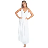 Isla Bonita By Sigris Dolge obleke Dolga Midi Obleka Bela