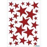 Grupo ČAROBNE NALEPKE RDEČE BLEŠČEČE ZVEZDE, (20862757) | Shoptok.si