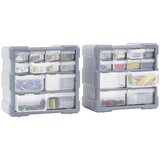  Organizatori s 12 ladica 2 kom 26,5 x 16 x 26 cm | shoptok.hr