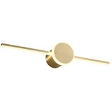 Toolight Okrugla zlatna LED kupaonska zidna svjetiljka APP843-1W od 60 cm | shoptok.hr