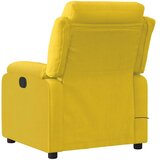  Masažni naslonjač žuti baršunasti | shoptok.hr