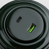 Kliklap - Retro USB utičnica A+C sa okvirom zelena | Eponuda.com