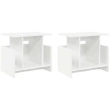  stalak 2 pcs Bijelo 50 x 35 x 45 cm Konstruirano drvo | shoptok.hr