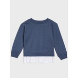 Sinsay Pamučna crewneck dukserica s ukrasnim volanom Marie | shoptok.hr